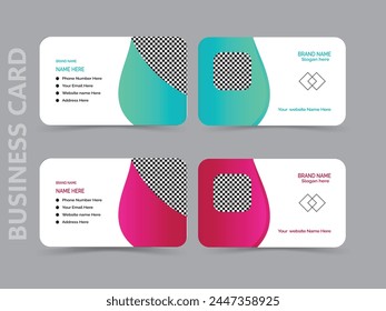 Creative Business card design template.