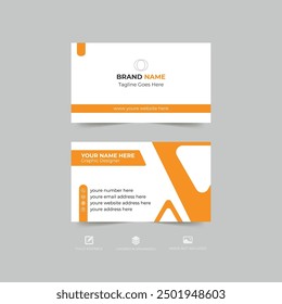 Creative Business Card Design Template.