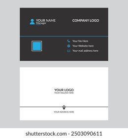 Plantilla de diseño de tarjeta de visita creativa