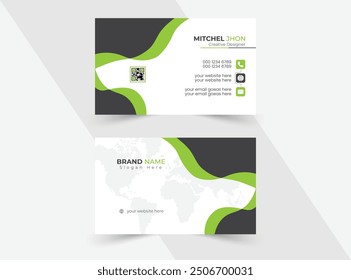 Plantilla creativa del diseño de la tarjeta de visita, disposición moderna para la oficina, Vector del diseño