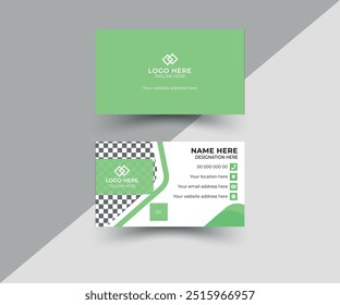 Plantilla de diseño de tarjeta de visita creativa