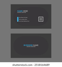 Plantilla de diseño de tarjeta de visita creativa