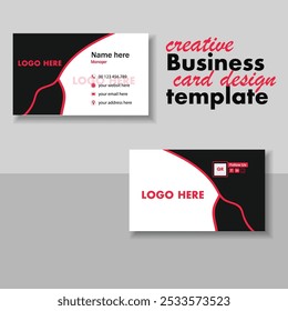 creative business card design template