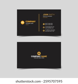 Creative business card design template