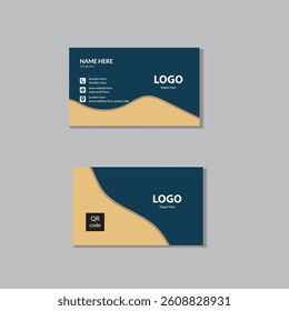 creative business card design template . clean and  modern  design .