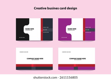  Creative business card design template