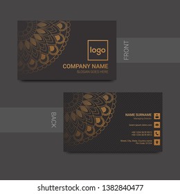 Creative business card design - Vector