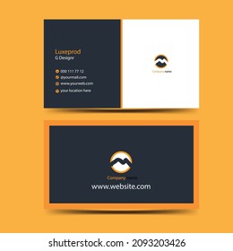 Vector de diseño creativo de tarjetas de visita