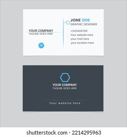 Creative Business Card Design Vector