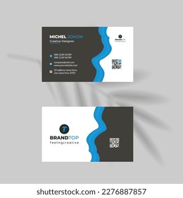  Fondo vectorial de diseño de tarjeta de visita creativa
