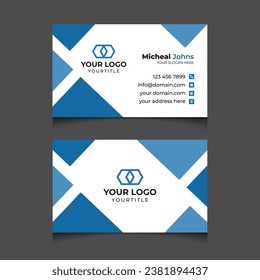 Plantilla vectorial de diseño de tarjetas de visita creativa 
