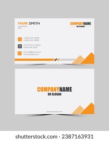 vector de diseño creativo de tarjetas de visita