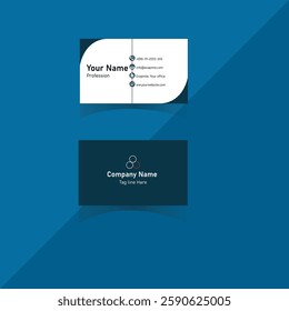 Creative business card design. business card vector Illustration ready for print. business card and visiting card design