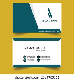 Creative Business Card Design Visiting Card Template Clean Corporate Card Design 