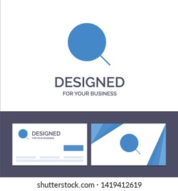 Creative Business Card and Logo template Search, Magnify, Tool, Max Vector Illustration
