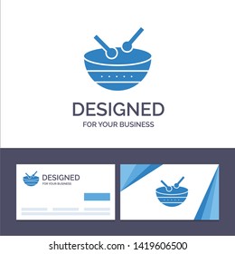 Creative Business Card and Logo template Drum, Instrument, Irish, Parade Vector Illustration