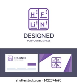 Creative Business Card and Logo template Periodic, Table, Elements, Medical Vector Illustration