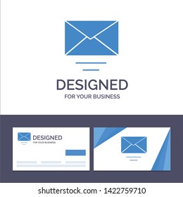 Creative Business Card and Logo template Mail, Email, Text Vector Illustration