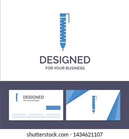 Creative Business Card and Logo template Pen, Pencil, Design Vector Illustration