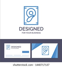 Creative Business Card and Logo template Music, Sound, Speaker Vector Illustration