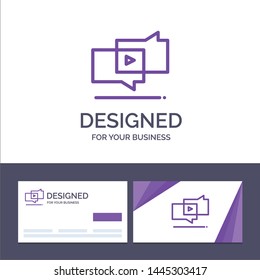Creative Business Card and Logo template Viral, Marketing, Viral Marketing, Digital Vector Illustration