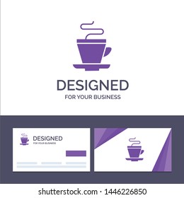 Creative Business Card and Logo template Tea, Cup, Coffee, Indian Vector Illustration