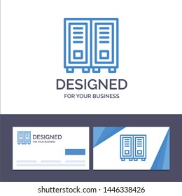 Creative Business Card and Logo template Education, Library, Read, Reading Vector Illustration