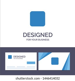 Creative Business Card Logo Template Box Stock Vector (Royalty Free ...