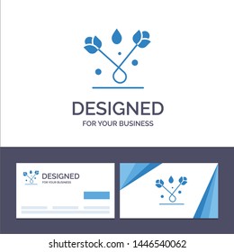 Creative Business Card and Logo template Decoration, Easter, Plant, Tulip Vector Illustration