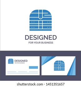 Creative Business Card and Logo template Box, Money, Ireland, Security Vector Illustration