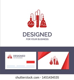 Creative Business Card and Logo template Chemical, Dope, Lab, Science Vector Illustration