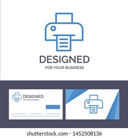 Creative Business Card and Logo template Printer, Printing, Print Vector Illustration