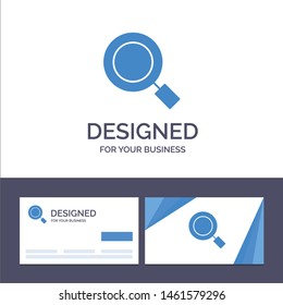 Creative Business Card and Logo template General, Magnifier, Magnify, Search Vector Illustration. Vector Icon Template background