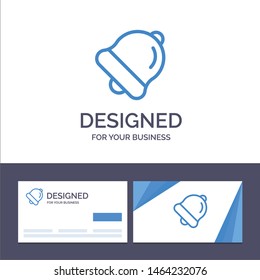 Creative Business Card and Logo template Alarm, Bell, Education Vector Illustration. Vector Icon Template background