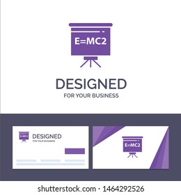 Creative Business Card and Logo template Classroom, Teacher, Board, Education Vector Illustration. Vector Icon Template background