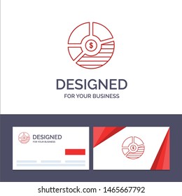 Creative Business Card and Logo template Chart, Analysis, Bar, Business, Graph, Seo, Statistics Vector Illustration. Vector Icon Template background