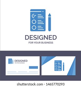 Creative Business Card and Logo template Cv, Job, Job Search Vector Illustration. Vector Icon Template background