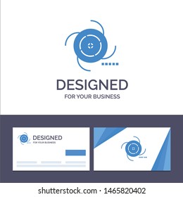 Creative Business Card and Logo template Black, Cosmos, Field, Galaxy, Gravitational Vector Illustration. Vector Icon Template background