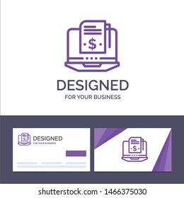 Creative Business Card and Logo template Subscription, Model, Subscription Model, Digital Vector Illustration. Vector Icon Template background