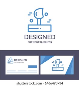 Creative Business Card and Logo template Blowing, Weather, Wind, Winter Vector Illustration. Vector Icon Template background