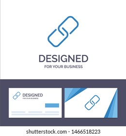Creative Business Card and Logo template Clip, Paper, Pin, Metal Vector Illustration. Vector Icon Template background