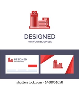Creative Business Card and Logo template Building, Estate, Real, Apartment, Office Vector Illustration. Vector Icon Template background