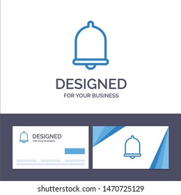 Creative Business Card and Logo template Alert, Bell, Notification, Sound Vector Illustration. Vector Icon Template background