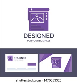 Creative Business Card and Logo template Wallpaper, Poster, Brochure Vector Illustration. Vector Icon Template background