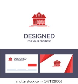 Creative Business Card and Logo template Home, House, Building, Real Estate Vector Illustration. Vector Icon Template background