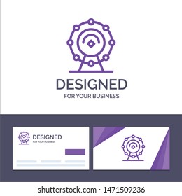 Creative Business Card and Logo template Browser, Wifi, Service, Hotel Vector Illustration