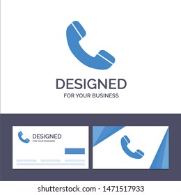 Creative Business Card and Logo template Call, Phone, Telephone Vector Illustration