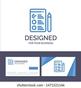 Creative Business Card and Logo template Cv, Job, Job Search Vector Illustration
