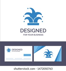 Creative Business Card and Logo template Best, Crown, King, Madrigal Vector Illustration