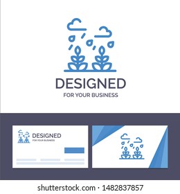 Creative Business Card and Logo template Environment, Growth, Leaf, Life Vector Illustration